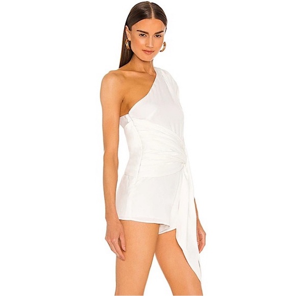 Michael Costello x REVOLVE Liesel Romper in White Size Small NWT - Picture 4 of 6